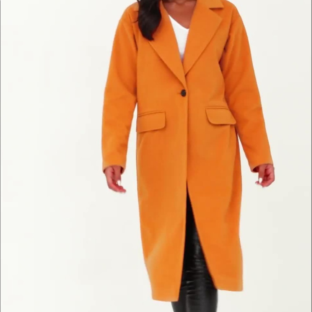 Orange coat